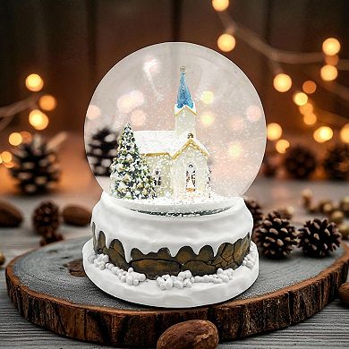 Crosslight Church Snow Globe Table Decor