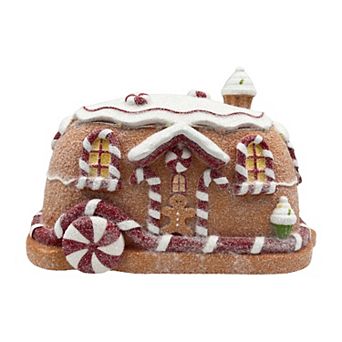 Crosslight Gingerbread Camper Light-Up Table Decor
