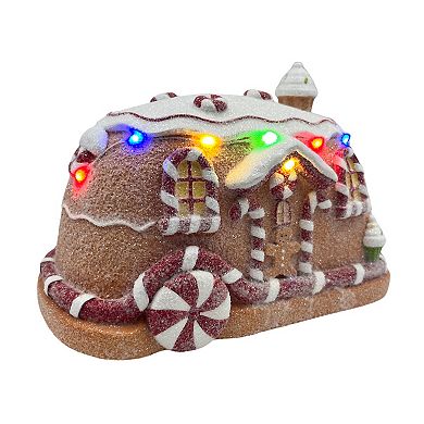 Crosslight Gingerbread Camper Light-Up Table Decor