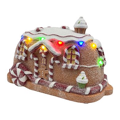 Crosslight Gingerbread Camper Light-Up Table Decor