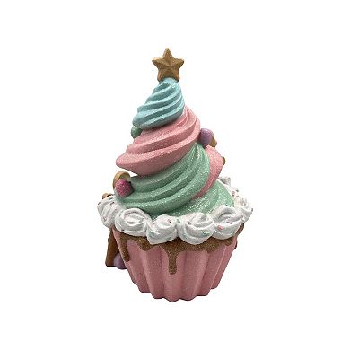 Crosslight Ice Cream Cupcake Figurine Table Decor