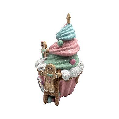 Crosslight Ice Cream Cupcake Figurine Table Decor
