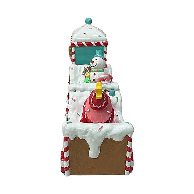 Crosslight Sweet Express Gingerbread Train Table Decor