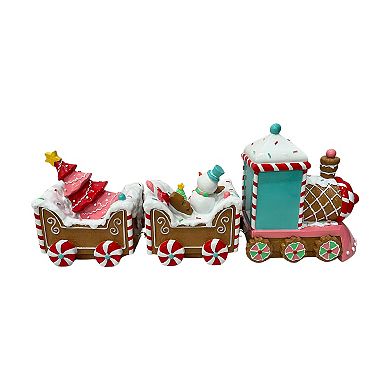 Crosslight Sweet Express Gingerbread Train Table Decor