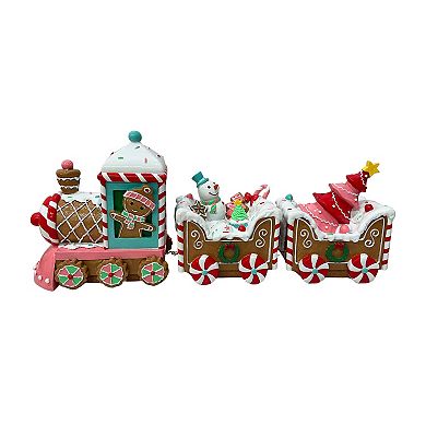 Crosslight Sweet Express Gingerbread Train Table Decor