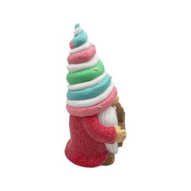 Crosslight Gnome with Cookie Figurine Table Decor