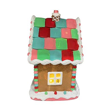 Crosslight Santa's Hut Gingerbread House Table Decor