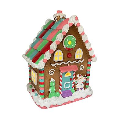 Crosslight Santa's Hut Gingerbread House Table Decor