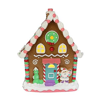 Crosslight Santa's Hut Gingerbread House Table Decor