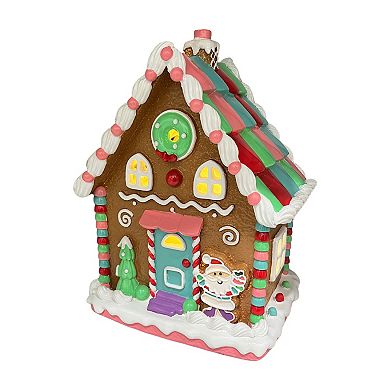 Crosslight Santa's Hut Gingerbread House Table Decor