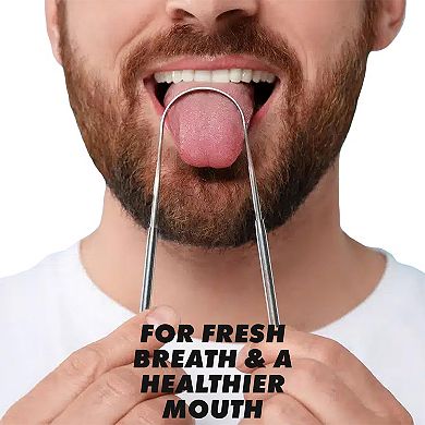 3 Pack Stainless Steel Tongue Scraper