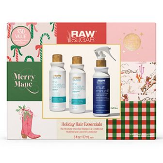 Raw Sugar Living Merry Mane 3 pc Holiday Hair Essentials Set