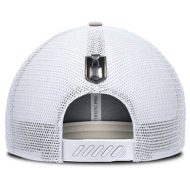 Men's Fanatics Edmonton Oilers 2025 Western Conference Champions Locker Room Trucker Adjustable Hat