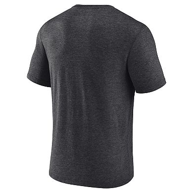Men's Fanatics Edmonton Oilers 2025 Western Conference Champions Old School Tri-Blend T-Shirt