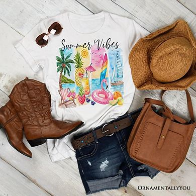 Summer Vibes T-Shirt, Vacation Beach Tee