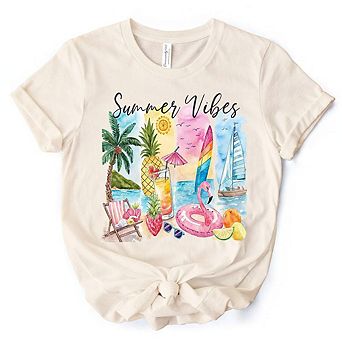 Summer Vibes T-Shirt, Vacation Beach Tee