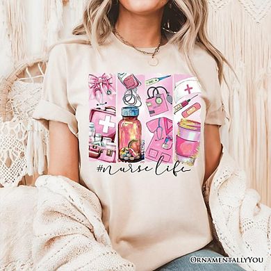 Nurse Life T-Shirt, Medical Essentials Tee for Coquette Nurses