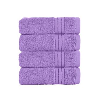 Elegant Comfort 4 Pack Premium Turkish Cotton Hand Towel Set, 16 x 28 inch