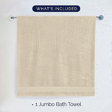 Elegant Comfort 1 Pice Premium Turkish Cotton Jumbo Towel Set, 35x 70 inch