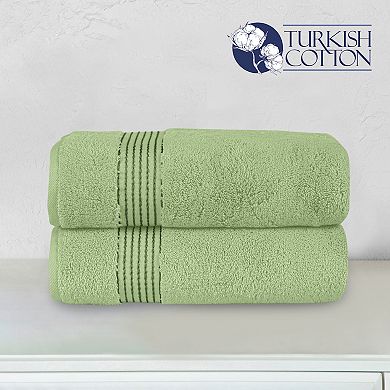 Elegant Comfort 2 Pack Premium Turkish Cotton Bath Towel Set, 27 x 54 inch