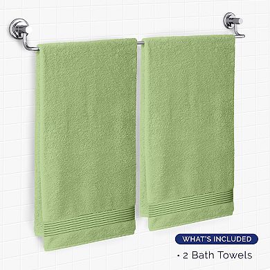 Elegant Comfort 2 Pack Premium Turkish Cotton Bath Towel Set, 27 x 54 inch