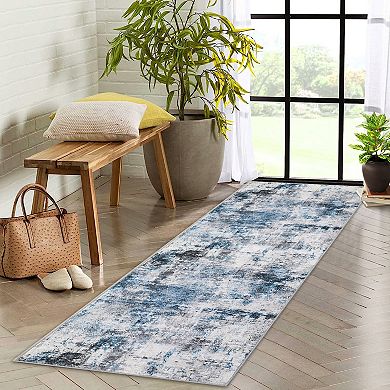 Area Rugs Washable Large Modern Abstract Living Room Soft Anti Skid Carpets Abstract-Wake Up