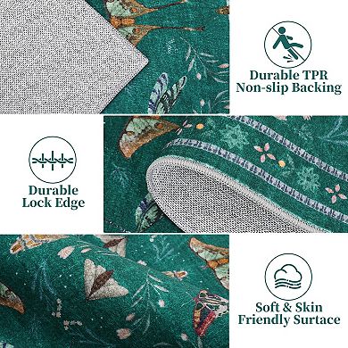 Area Rugs Washable Large Modern Abstract Living Room Anti Skid Carpets Modern-Ecological Paradise