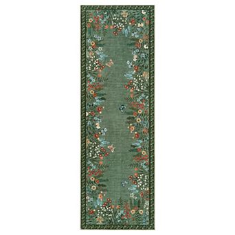 Area Rugs Washable Large Modern Abstract Soft Living Room Anti Skid Carpets -Flowers and Butterflies