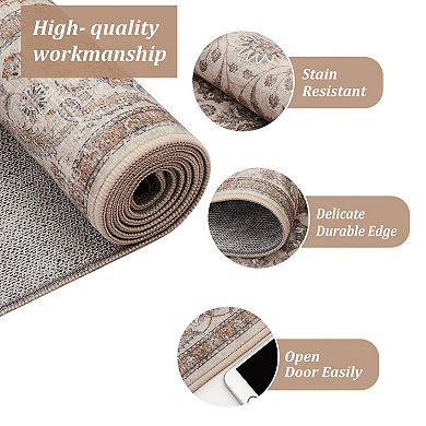 Area Rugs Washable Large Modern Abstract Soft Living Room Anti Skid Carpets Persia-Glorious