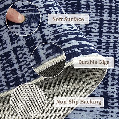 Area Rugs Washable Large Modern Abstract Soft Living Room Anti Skid Carpets Modern-Pingchuan Xiangyi