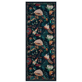 Area Rugs Washable Modern Abstract Soft Living Room Anti Skid Carpets Modern-Brilliant floral scent