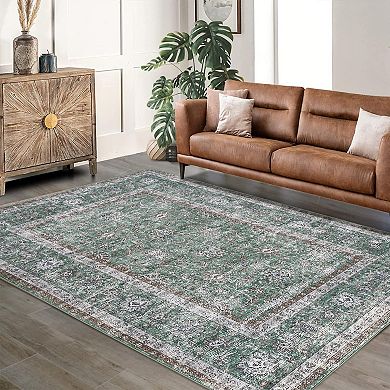 Area Rugs Washable Large Modern Abstract Soft Living Room Anti Skid Carpets Persia-A brief encounter