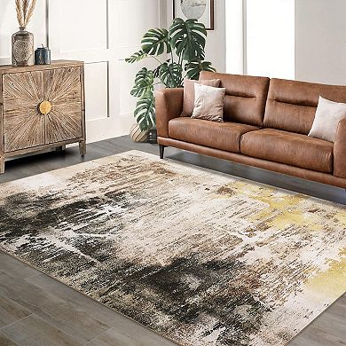 Area Rugs Washable Modern Abstract Living Room Soft Anti Skid Carpets Abstract-The Glorious Years