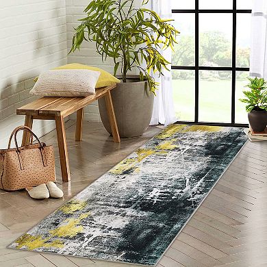 Area Rugs Washable Modern Abstract Living Room Soft Anti Skid Carpets Abstract-The Glorious Years