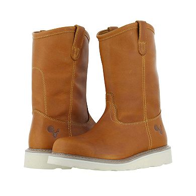Berrendo 10” Wellington Soft Toe Work Boots for Men Safety Footwear Electrical Hazard Rated