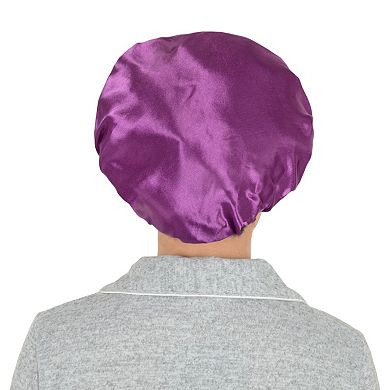 Women's Silk Bonnet for Sleeping Satin Hair Bonnet with Floral Elastic Band for Hair Protection