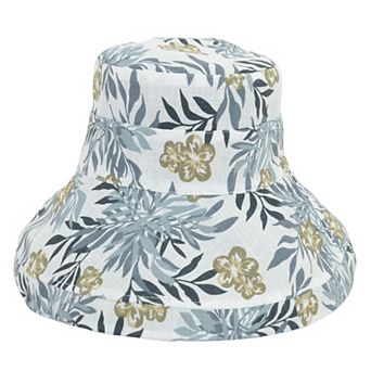 Women's Reversible Bucket Hat Stylish Floral Printing Sun Protection