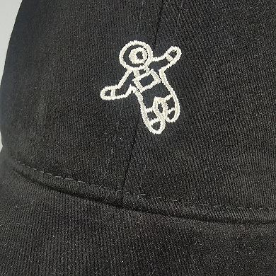 Women's Embroidered Baseball Cap Low Bun Snowflake Fleece Velvet Mesh Trucker Hat