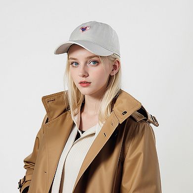 Women's Baseball Cap Low Bun Soft Cotton Trucker Hat