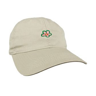 Women's Flower Embroidered Baseball Cap Low Bun Soft Cotton Trucker Hat