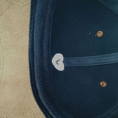Women's Embroidered Baseball Cap Low Bun Large Head Circumference Soft Cotton Trucker Hat