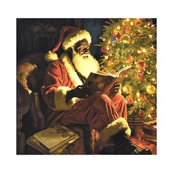 Santa Claus LED Canvas Wall Art