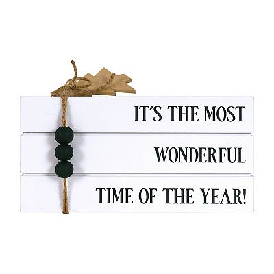 Stacked Books Table Top Decor