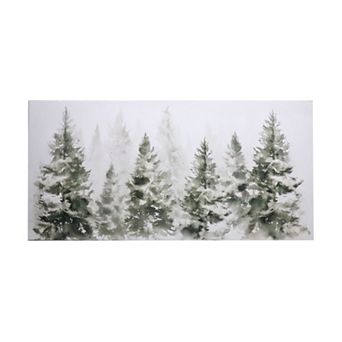 Winter Trees LED Canvas