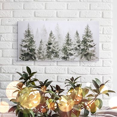 Winter Trees LED Canvas