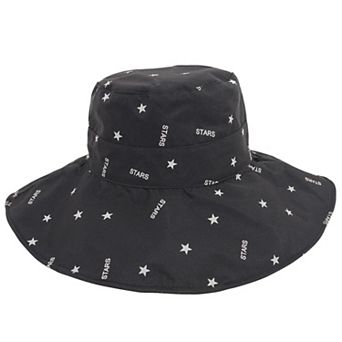 Women's Star Print Bucket Hats Reversible Anti-UV Hat