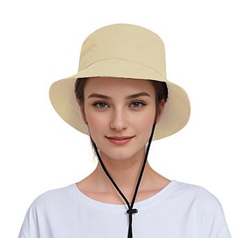 Women's Bucket Hat Wide Brim UV Protection Lightweight Packable Outdoor Sun Hat