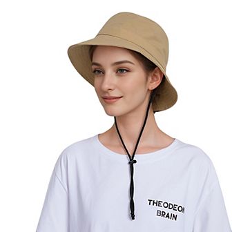 Women's Bucket Hat Wide Brim UV Protection Lightweight Packable Outdoor Sun Hat