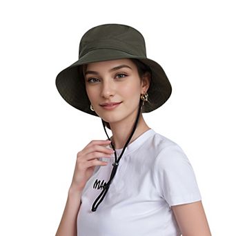 Women's Bucket Hat Wide Brim UV Protection Lightweight Packable Outdoor Sun Hat