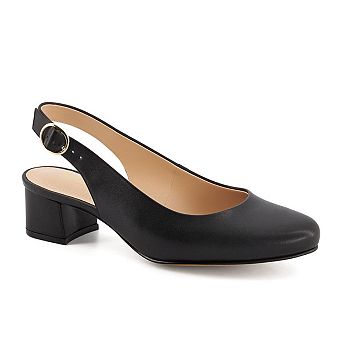 Andrea Womens Heeled Slingback Flats 73995
